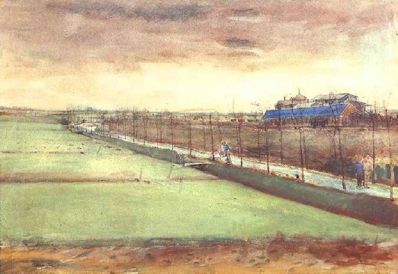 Vincent Van Gogh Meadows near Rijswijk and the Schenkweg Sweden oil painting art
